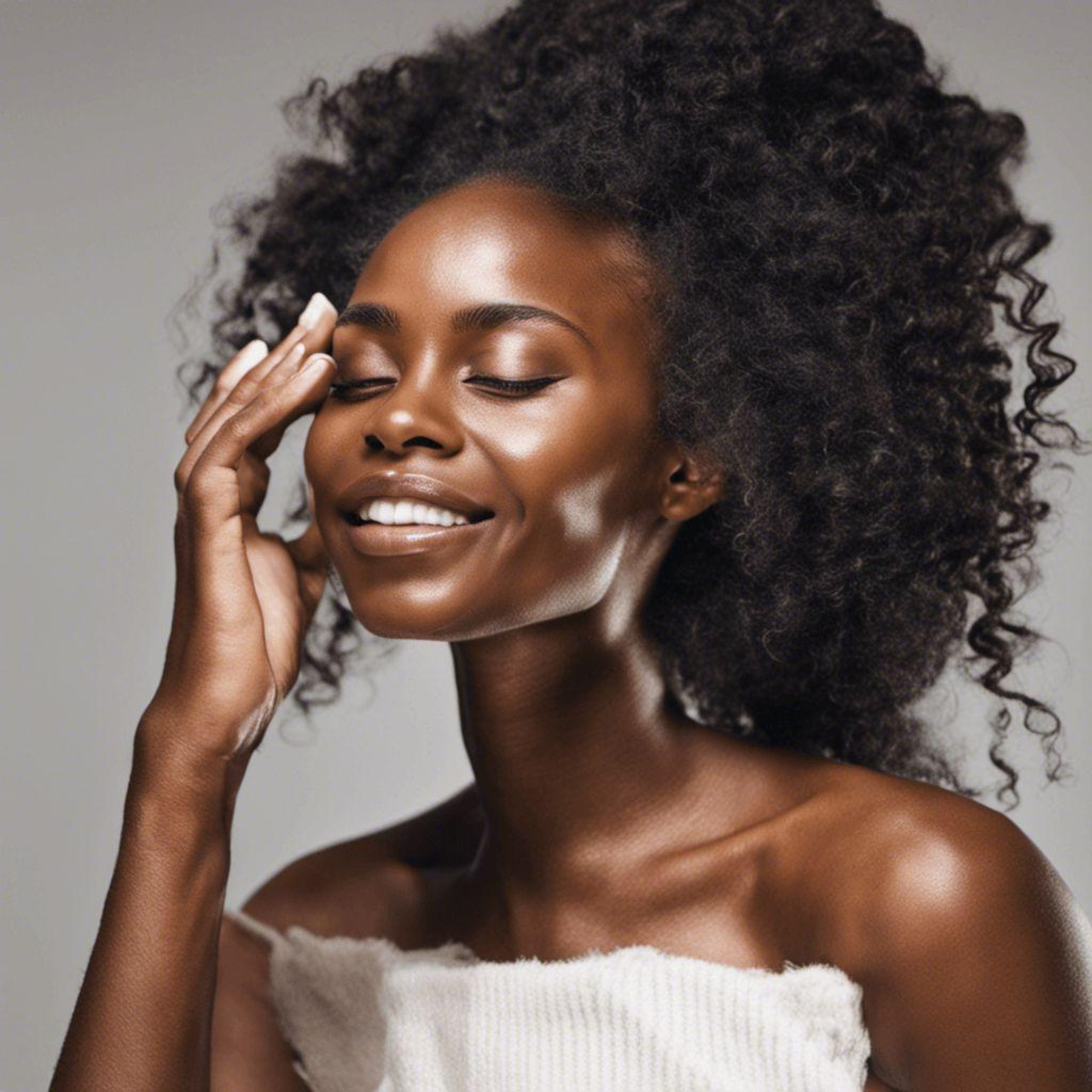 Soin visage anti-âge Martinique Femme avec peau lumineuse après soin visage anti-âge Fusion Lift Collagène en Martinique